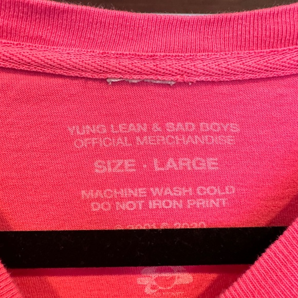 Yung Lean Unknown Memory Magenta Tee - Picture 3 of 4